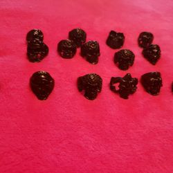 Men's Skull Rings. Black Size 8 🆕