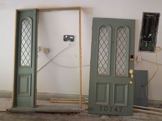 Door  exterior glass