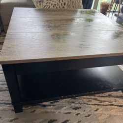 Large Square Coffee Table
