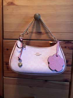 Pink Teri Coach Bag