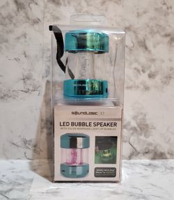 SoundLogic XT LED Bubble Speaker With Color Morphing Light-up Bubbles.