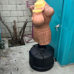 Bob Hitting Dummy Base