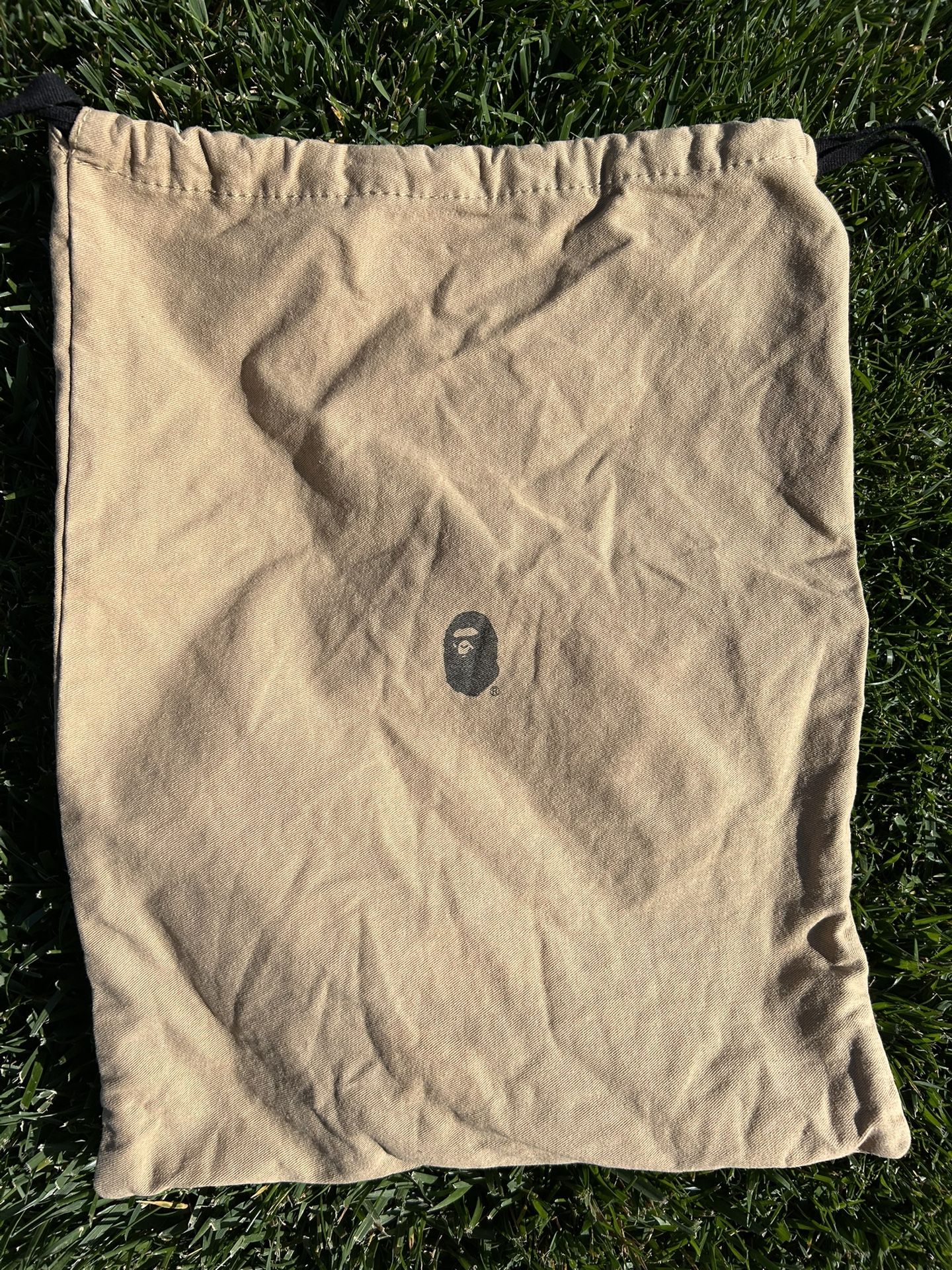 Bape, drawstring, dust bag