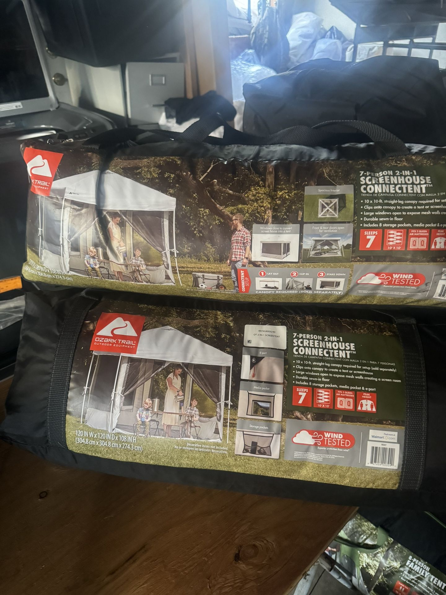 Ozark Trail Person in Screen House Connect Tent with Doors