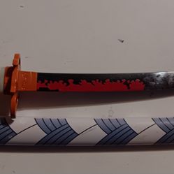 Demon Slayer Rengoka Kyojuro Mini Fire Demon Kitana Replica