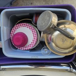 Pots, Pans, Dishes, Cups - 