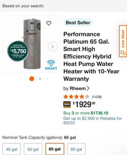 Rheem Water Heater