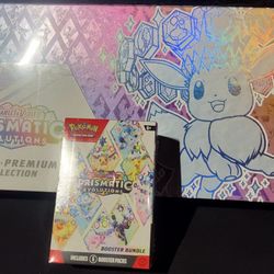 Pokemon, Prismatic Evolutions SPC, Booster Bundle, Prismatic Evolutions, Pokemon Cards 