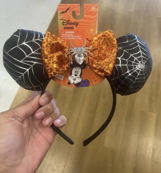 Disney Minnie Mouse Halloween Spider Ears