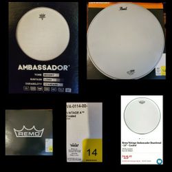 Remo Ambassador 14" Drum Head. $12