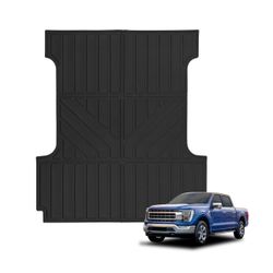New Truck Bed Mat for Ford F150 2015-2025 (5.5 FT) Heavy Duty. TPE All Weather Protection.