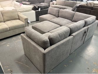 Grey fabric modular section
