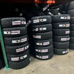 LT 33 1250 18 MT New Tires Set 