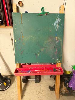 Kids Wooden Art Easel with Tray