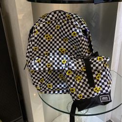 Vans Sunflower Backpack And Lunch Bag 