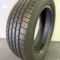 235 55 19   Michelin  Defender LTX M/S  One Used Tire 80% Life 