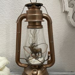 Vintage Copper Finish Hanging Lantern Decor