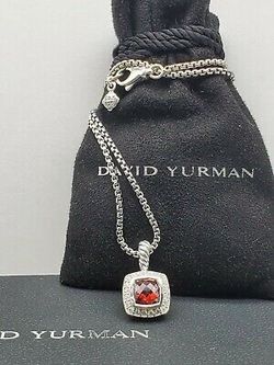 David Yurman Garnet Petite Albion Necklace