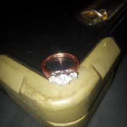 2 Karat Diamond Ring Rose Gold