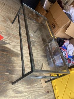 Black Glass Coffee Table