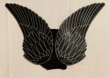 Black Angel Wings For Dog Costume Size Small/Medium