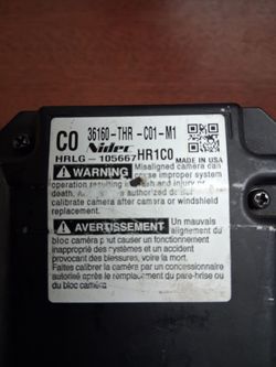 18'-20' Honda ADAS Camera Unit 36160-THR-C01-M1