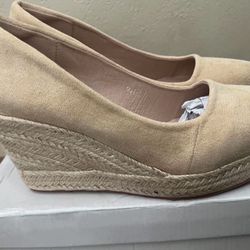 New Beige Wedges 