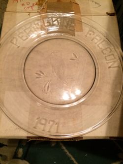 Peregrine Falcon collector plate 1971