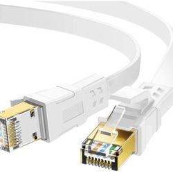 Cat 8 Ethernet Cable 50 ft, Heavy Duty High Speed RJ45 Patch Cord