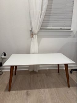 White coffee table