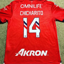 2023/24 CD Guadalajara ‘Chicharito #14’ Liga MX Soccer Jersey
