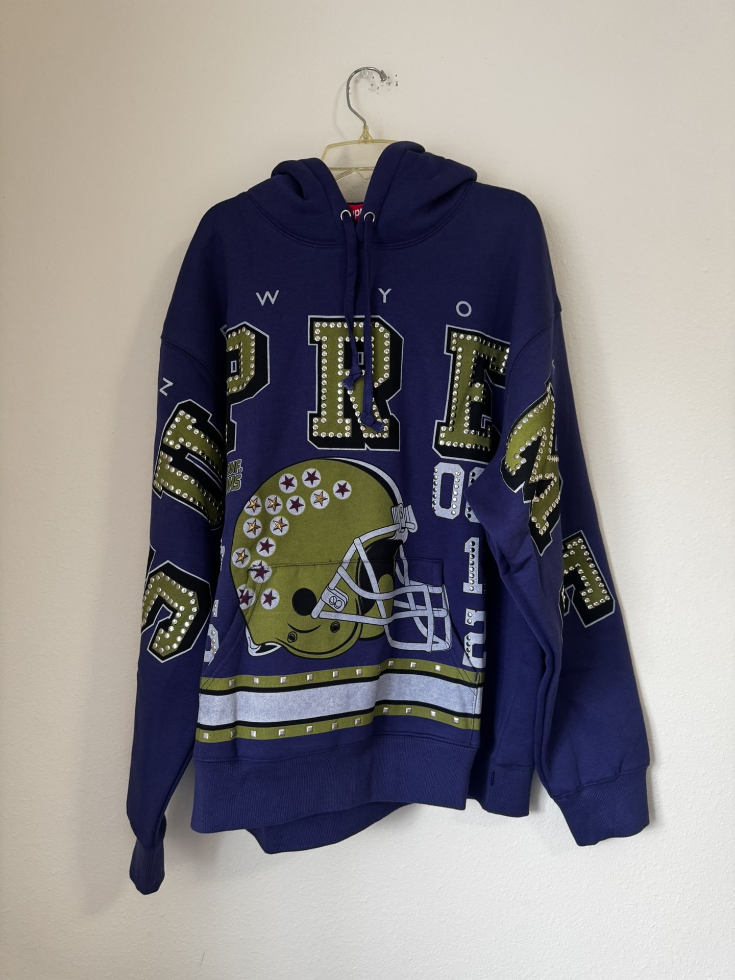 Supreme champions studded hoodie