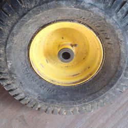Tractor rim and tire Came Off A John Deere 