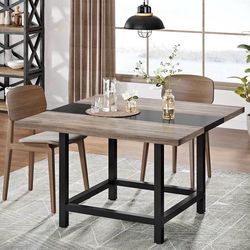 Tribesigns Square Dining Table, Farmhouse 39"x 39"x 29" Kitchen Table for 4 Brand New still in the box B859)(B859 Only table