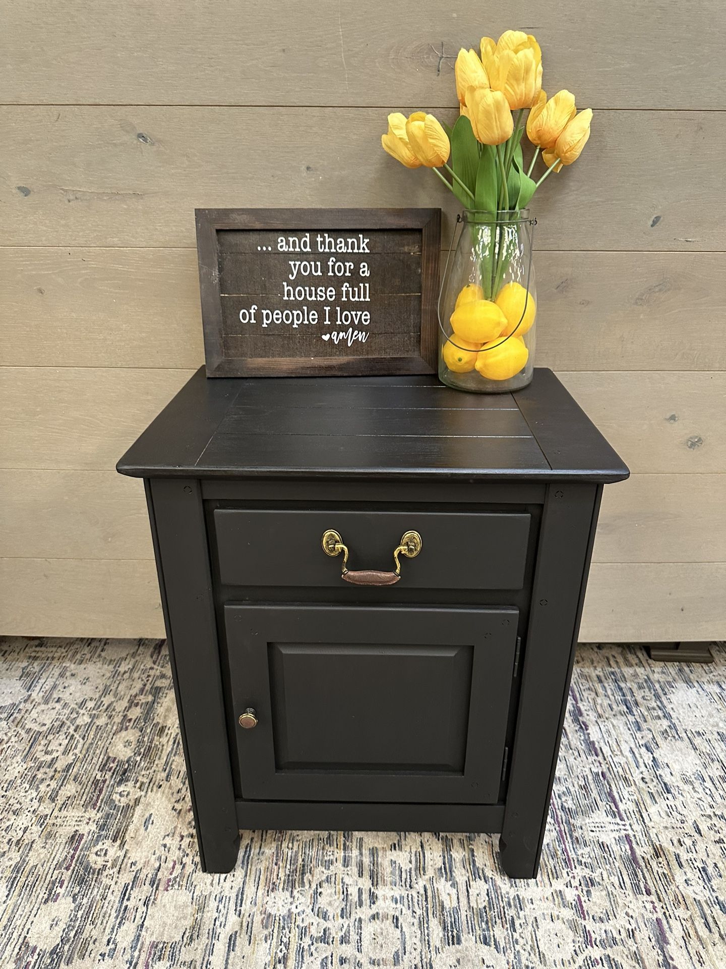 Farmhouse Nightstand/End Table