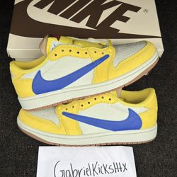 Air Jordan 1 Low Travis Scott Canary