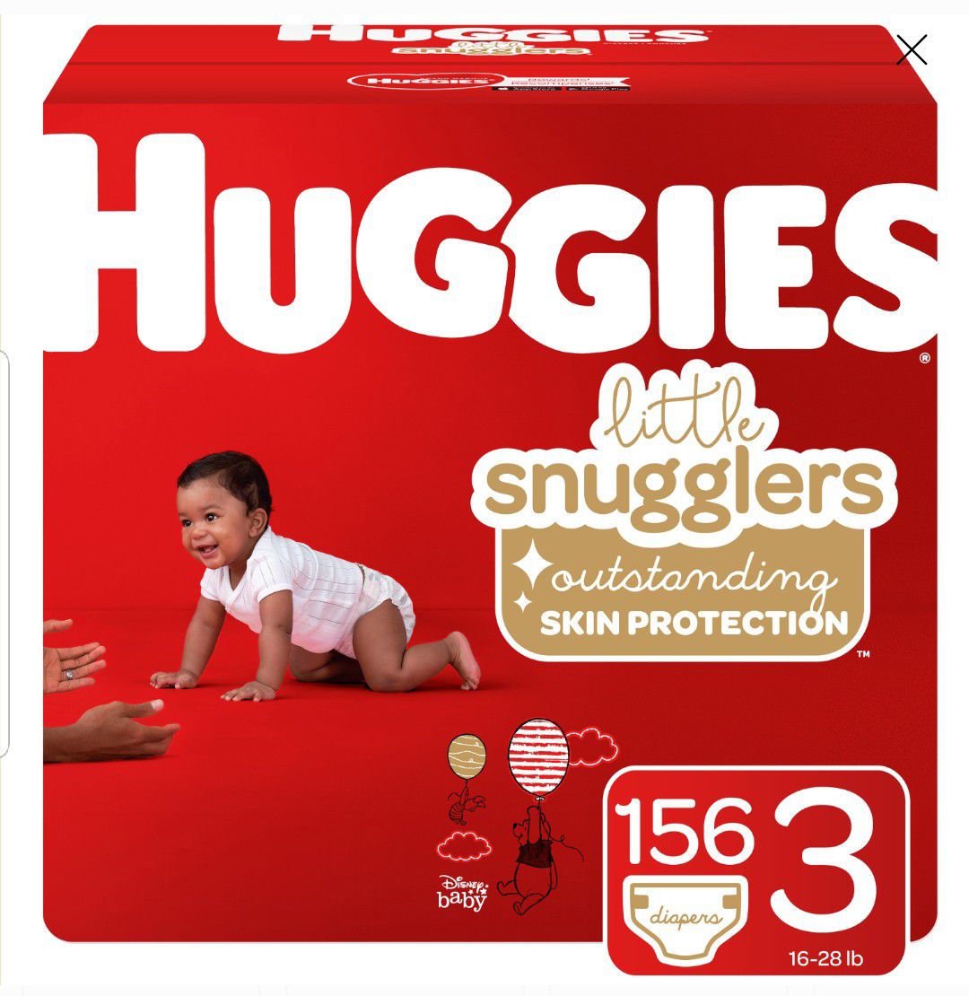 Huggies size 3. 156 Diapers