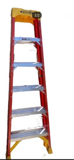 Werner 6 Ft 2-way Fiberglass Ladder Excellent Condition