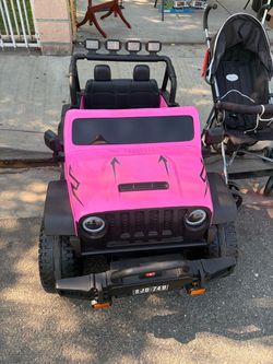 Pink Kids Electric Ride-On Jeep