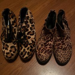 Leopard Lovers!!! 7.5 Women Shoes!  A Real Deal