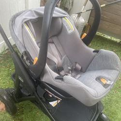 Chicco Corso Baby Stroller Travel System, Corso LE Stroller with KeyFit 35 Infant Car Seat Stroller