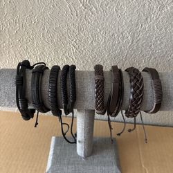 men’s Leather Bracelet New Thornton area