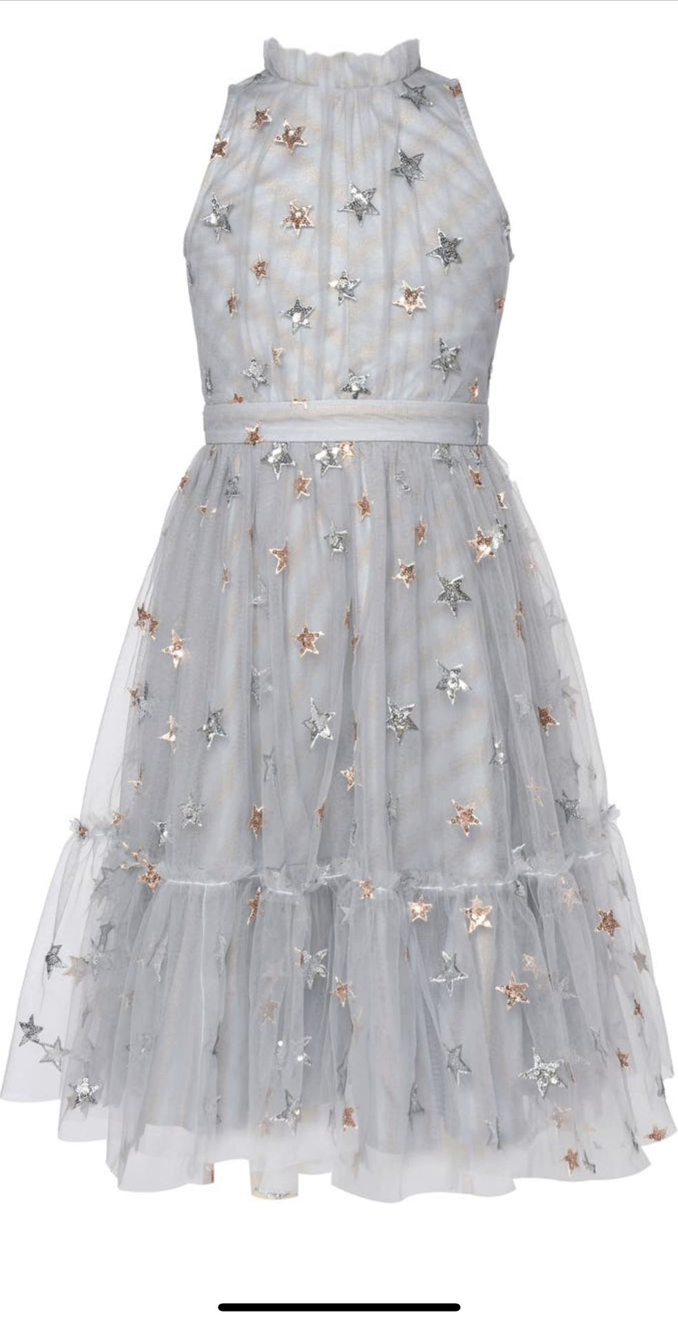 Sequin Star Dress For Girl 