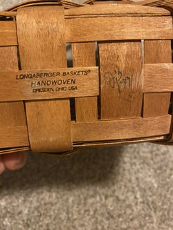 Longaberger basket