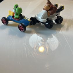 Donkey Kong And Yoshi Nintendo Toy Cars