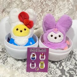 Free Shipping Brand New Peeps x Sanrio mystery eggs: Hello Kitty and Kuromi