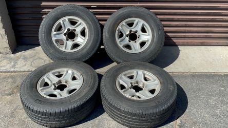 Four 16x7 inch Toyota 4Runner Factory Aluminum Wheels 6x5.5 inch