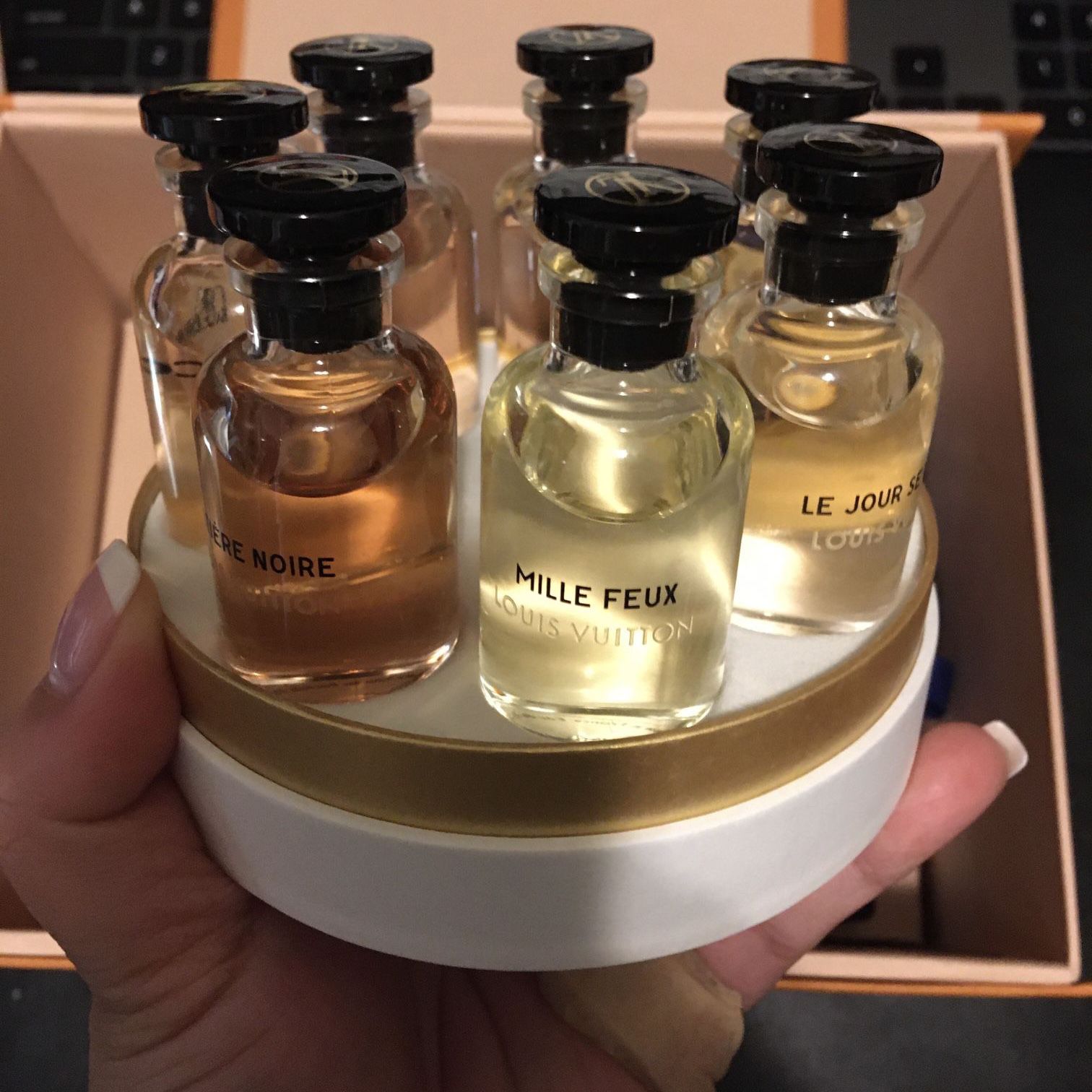 SEPTEMBER SALE - Authentic Louis Vuitton Parfum Set Of 7 for Sale in  Addison, TX - OfferUp