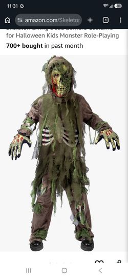 Youth medium zombie costume