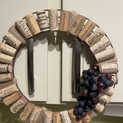 Handmade 12” Wine Cork Wreath  $12